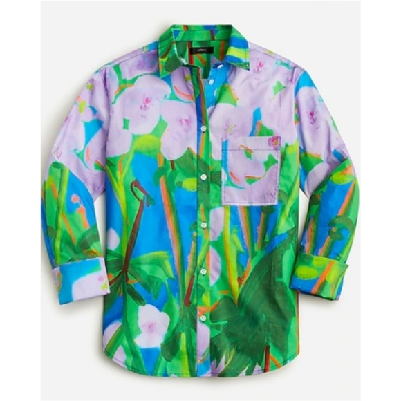 39. J.Crew Limited-edition Nicole Wittenberg X J.Crew sweet William shirt - Picture 1 of 10